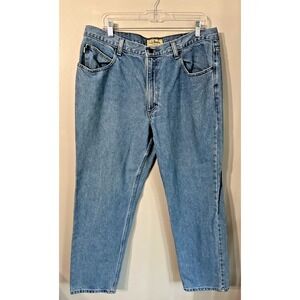 VTG LL Bean Jeans Mens 38X30 Blue Denim Classic‎ Fit Med Wash 90's Y2K